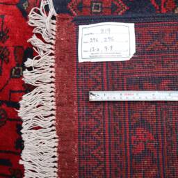 Large Afghan Rug, 13.0 X 9.9 Ft, Beautiful Top Quality, Handmade Oriental Rug 10X13, Afghan Turkmen Khal Mohammadi Area Bukhara Rug - thumbnail 4