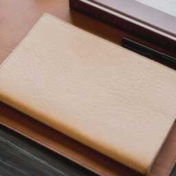 Italian Leather Desk Mat, Brown Writing Pad, Custom Size - thumbnail 2