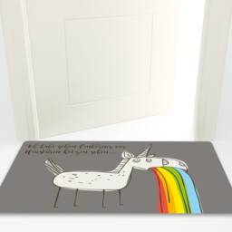 "Dirt Sparrow?? Doormat - Assigner Motif ""Unicorn" - thumbnail 2
