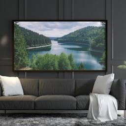 Landscape Mountain River Print, Wall Art , Ocean Poster Home Decor Bedroom Decor, Nature Prints, A5, A4, A3, A3+, A2 - thumbnail 3