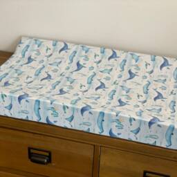 Ocean Baby Changing Mat, Sea Life Changing Mat, Wedge Ocean Nursery Decor, Baby Mat - thumbnail 4