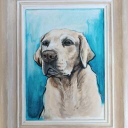 Labrador Retriever, Hand-Painted Wooden Key Holder, Gift For New Home - thumbnail 2