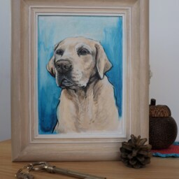 Labrador Retriever, Hand-Painted Wooden Key Holder, Gift For New Home - thumbnail 3