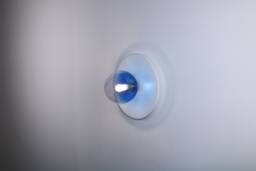 White Disc Wall Lighting - Sconce Globe Lamp Vanity Light Fixture, Sconce, Lamp, , Small