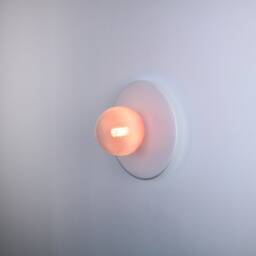 White Disc Wall Lighting - Sconce Globe Lamp Vanity Light Fixture, Sconce, Lamp, , Small - thumbnail 2
