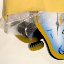 Twisted - Handmade Surreal Melting Clock, Wall Home Decor - thumbnail 4
