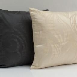 Off White/Ivory Pillow Cover, Modern Boho Throw Pillow, Cushion Covers, Boutique Accent Pillow, Luxury Satin Blend Pillows - thumbnail 4