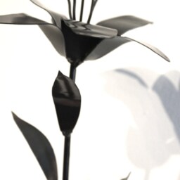 steel Lily Handmade Metal Flower, Christian Gift - thumbnail 2