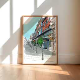 Southport Shops Art Print - Lord Street Illustration - thumbnail 1