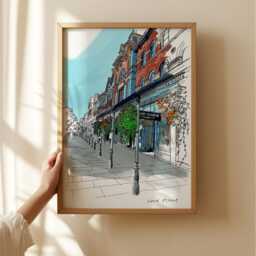 Southport Shops Art Print - Lord Street Illustration - thumbnail 2