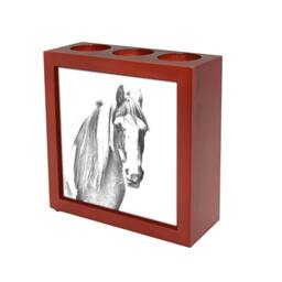 Fell Pony - Wooden Stand For Candles/Pens With The Image Of A Horse New Collection - thumbnail 1
