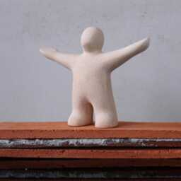 Spirit Of Yes - Expressive Ceramic Figurine For Sandplay & Counseling - thumbnail 3