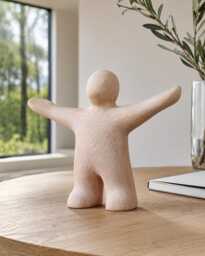 Spirit Of Yes - Expressive Ceramic Figurine For Sandplay & Counseling - thumbnail 1
