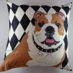 English Bulldog Pillow Cover - thumbnail 3