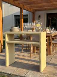 Luno Big Console, Micro Concrete Texture