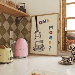 One More? Unframed Print - Kitchen Decor Tea Prints Coffee Posters Funny Lover Gifts - thumbnail 3