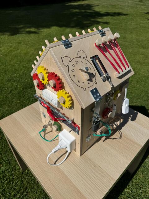 Personalized Led Busy Board - Montessori Sensory Toy For Toddlers - image 1