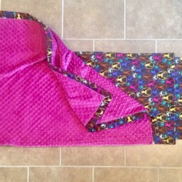 Deer Head Nap Mat Cover With Minky Blanket, Daycare Kinder - thumbnail 2
