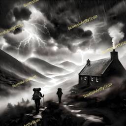 Scottish Wall Art Print, Room Decor - The Nick Of Time Highlands - thumbnail 2