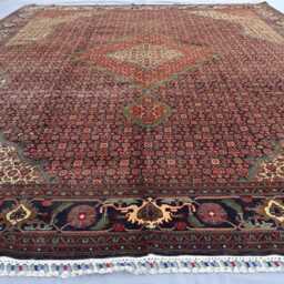 10x13 Afghan Large Medallion Rug Natural Veg Dyes Wool Hand Knotted Rug, Oriental Area Turkish Heriz Design Floral Living Room - thumbnail 3