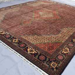 10x13 Afghan Large Medallion Rug Natural Veg Dyes Wool Hand Knotted Rug, Oriental Area Turkish Heriz Design Floral Living Room - thumbnail 2