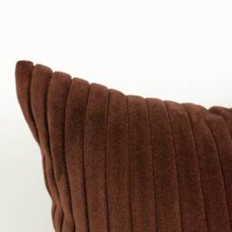 Extra Thick Jumbo Cord Velvet Terracotta Cushion Covers - Pillow Covers, Rust Corduroy Home Decor - All Sizes - thumbnail 3