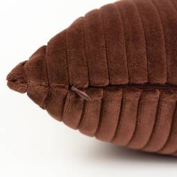 Extra Thick Jumbo Cord Velvet Terracotta Cushion Covers - Pillow Covers, Rust Corduroy Home Decor - All Sizes - thumbnail 2