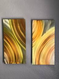 Abstract Metal Wall Art Sculpture By Holly Lentz - thumbnail 1