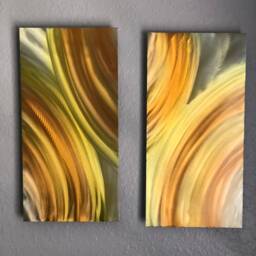 Abstract Metal Wall Art Sculpture By Holly Lentz - thumbnail 2