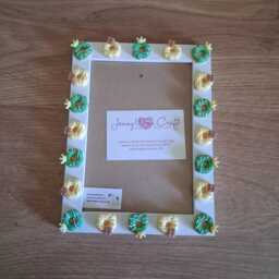 Colourful Resin Donut/Doughnut Decals Photo Frame 5 X 7 Inches - thumbnail 2