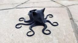 Octocat Octopus Cat 3D Printed Planter - thumbnail 1