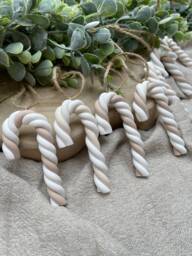 Candy Canes - Christmas Tree Decor Present Topper Decorations Ornaments Baubles Seasonal - thumbnail 1