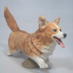 Pembroke Welsh Corgi Dog Figurine Custom Coloring Available - thumbnail 4