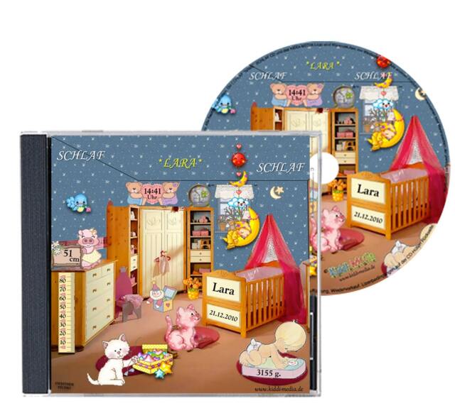 Personalized Lullaby Cd Sung With The Name Of Your Child/Desired - For Baptism, Christening Gift, Birth Gift - image 1