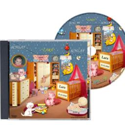 Personalized Lullaby Cd Sung With The Name Of Your Child/Desired - For Baptism, Christening Gift, Birth Gift - thumbnail 4