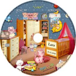 Personalized Lullaby Cd Sung With The Name Of Your Child/Desired - For Baptism, Christening Gift, Birth Gift - thumbnail 2