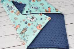 Llama Baby Blanket-Personalized Baby Llama Minky Blanket-Desert Blanket-Baby Shower Gift-Llama Nursery-Baby Blanket Boy Girl