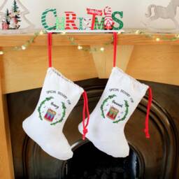 Boy Drums Set Christmas Sack, Drums Stocking, Christmas Stoking For Boy, Drums Gift Him - thumbnail 2