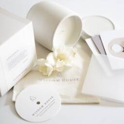 Gardenia Candle, Concrete Candle, Floral Luxury Handmade All Natural Phthalate Free, Coconut Wax Candle - thumbnail 4