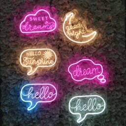Neon Signs Mini Sign Bedroom Custom Name Quate Kids Heart Small Sweet Dreams Room Wall Decoration Tabletop - thumbnail 2