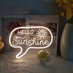 Neon Signs Mini Sign Bedroom Custom Name Quate Kids Heart Small Sweet Dreams Room Wall Decoration Tabletop - thumbnail 3