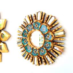 "Peruvian Mirrors ""Turquoise Octopus" - thumbnail 3