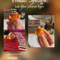 Lulu Book Loving Ghost Companion - thumbnail 2