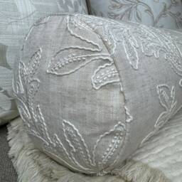 "Acanthus Bolster Cushion 16"" X6" - thumbnail 2