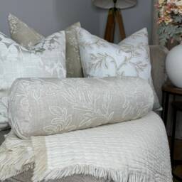 "Acanthus Bolster Cushion 16"" X6" - thumbnail 1