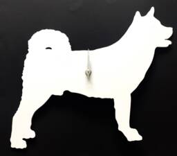 Akita Dog Wall Clock in White - thumbnail 1