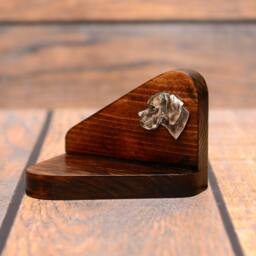English Pointer - Wooden Candlestick With Dog, Souvenir, Decoration, Limited Edition, Collection - thumbnail 2