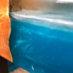 Epoxy Resin Ocean & Maple Coffee Table - thumbnail 4