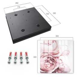 Pink Beauty Wall Mounted Key Cabinet, Industrial Box, Minimalist Flowers & Plants, For Lovers Of Nature Elegance - thumbnail 4