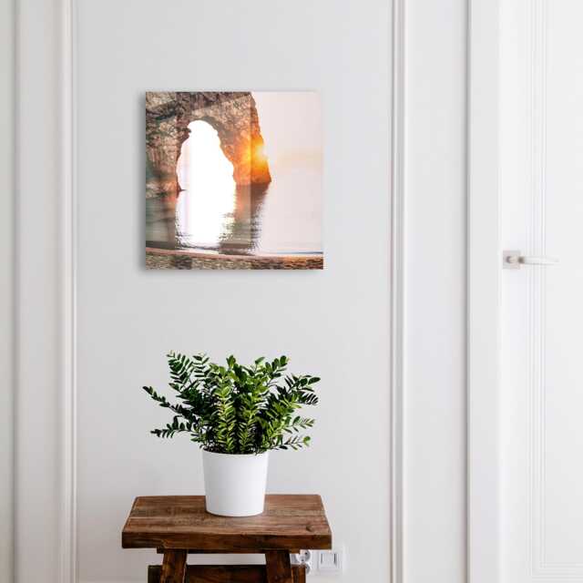 Rock Arch Key Cabinet For Home, Orange Industrial Box, Photographic Nature, Lovers Of Nature & Peace - image 1